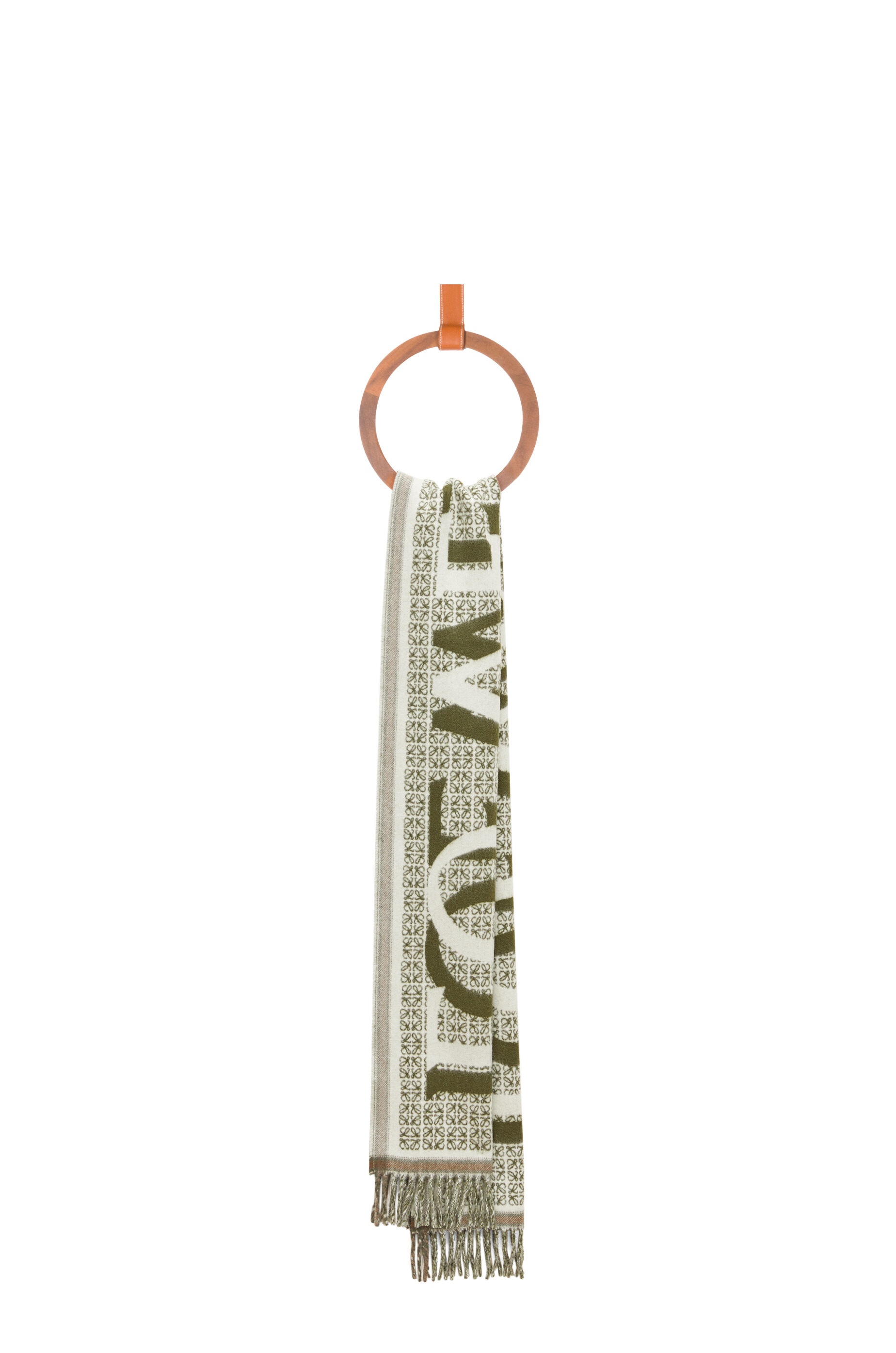 LOEWE Love scarf in wool and cashmere - 4