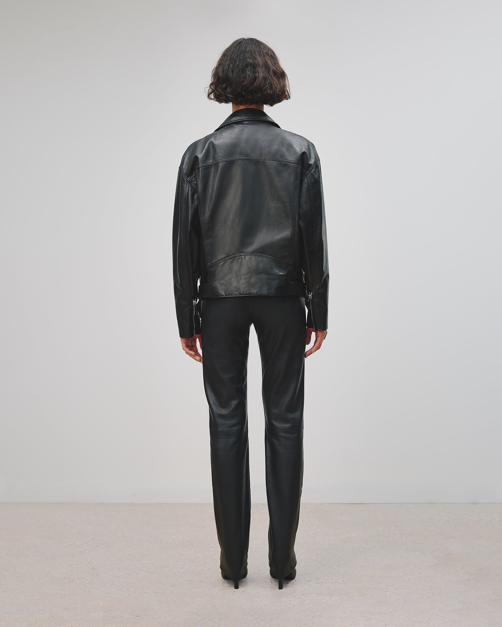 LENNY LEATHER BIKER JACKET - 3