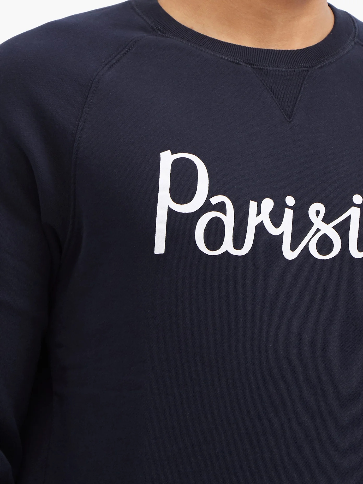 Parisien-print cotton sweatshirt - 3