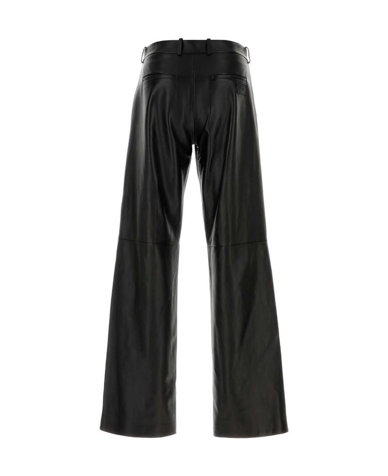 FENDI Black Nappa Leather Pant outlook