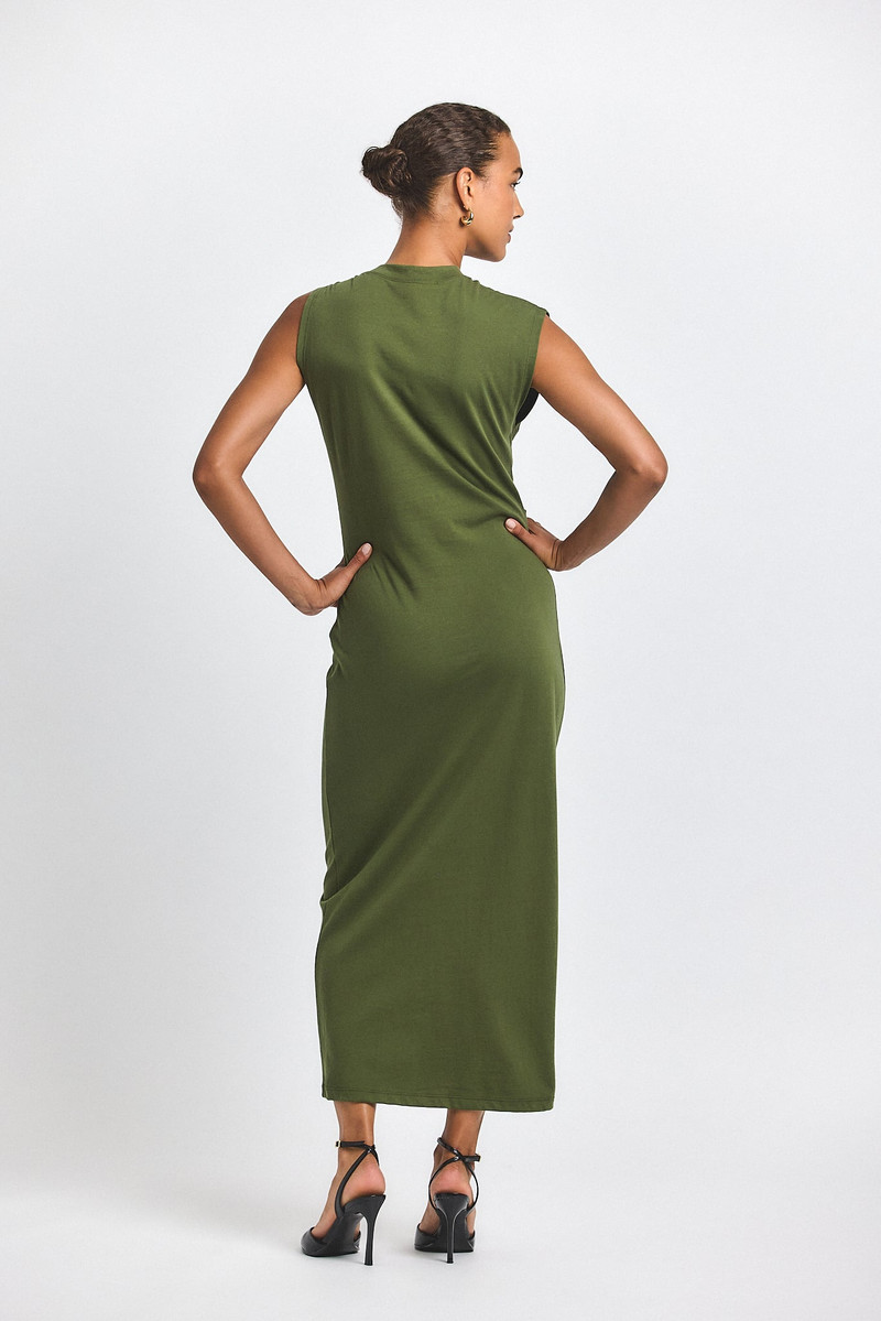 DEREK LAM 10 CROSBY EVELISE ASSYMMETRIC EMBELLISHED TWIST DRESS outlook