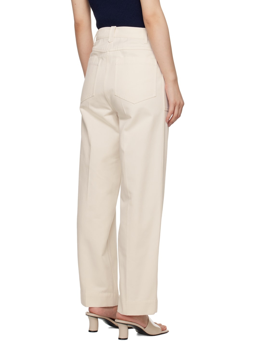 White Bas Trousers - 3
