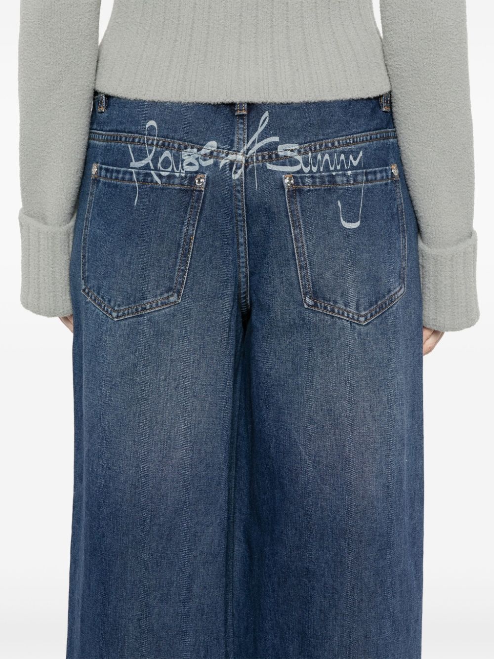 wide-leg jeans - 5