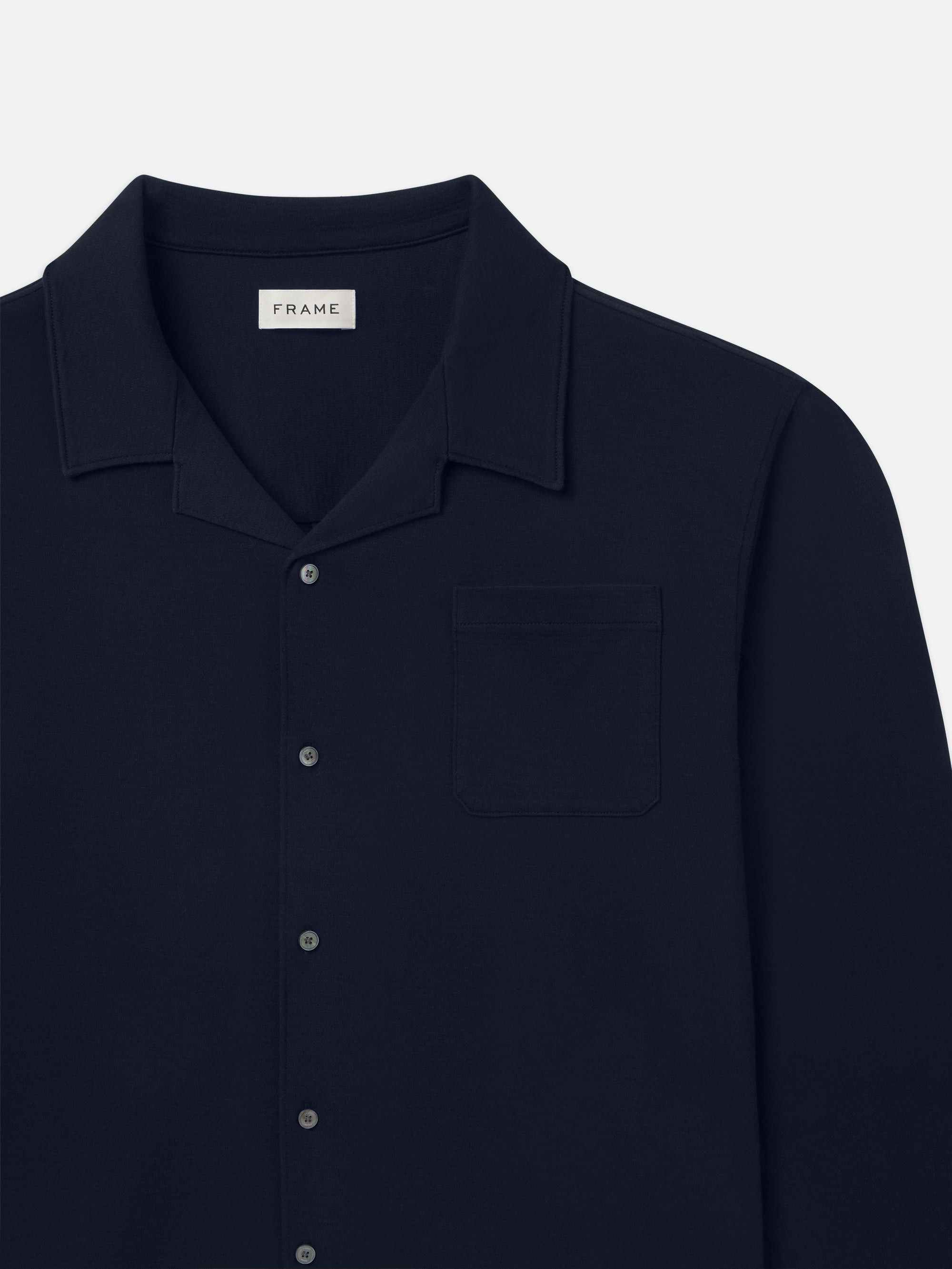 Duo Fold Relaxed Shirt in Navy - 2