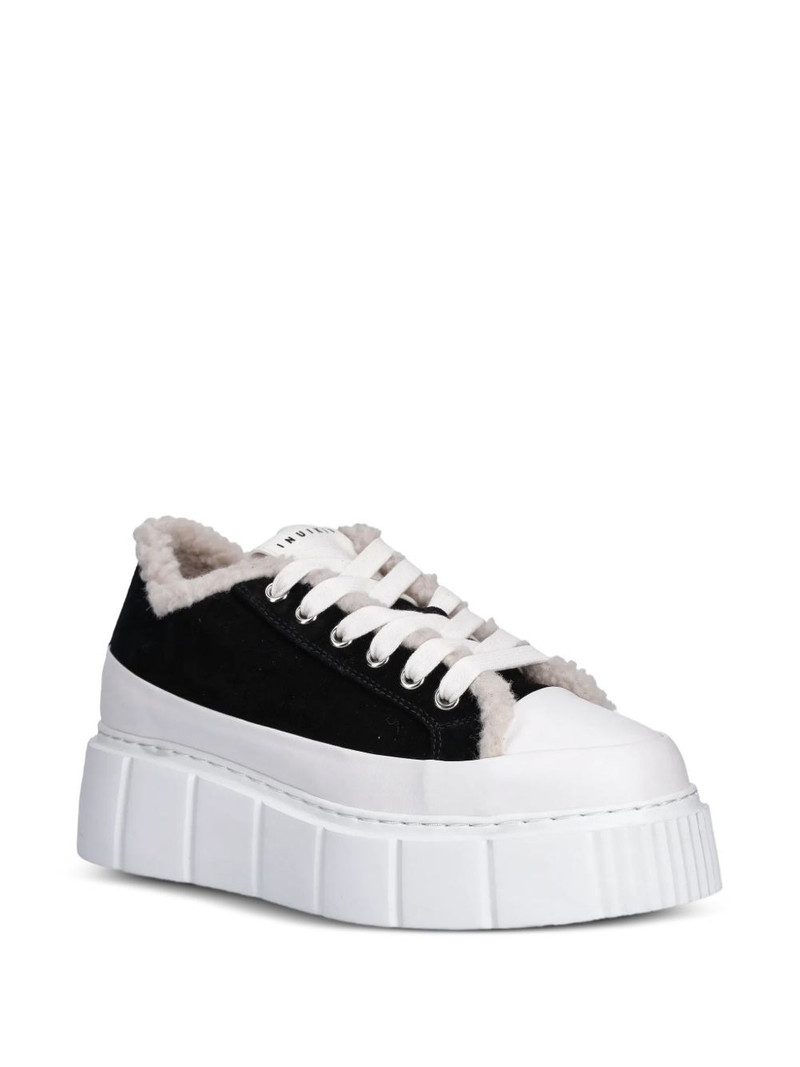 INUIKII Matilda Curly fleece platform sneakers outlook