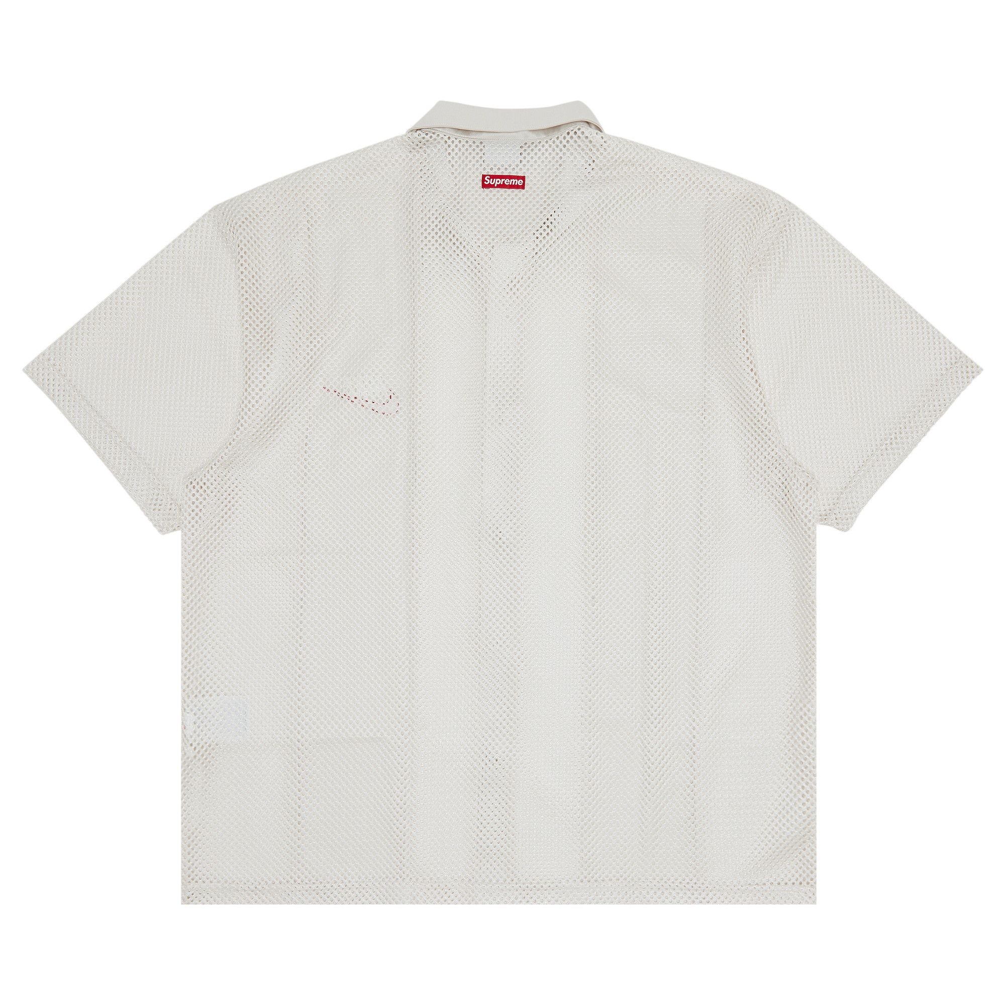 Supreme x Nike Mesh Short-Sleeve Shirt 'White' - 2