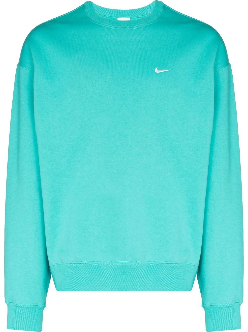 Swoosh-detail long-sleeve sweatshirt - 1