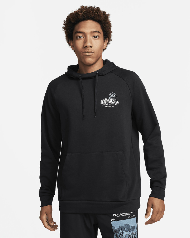 Nike Men's Dri-FIT Hooded Fitness Pullover - 1