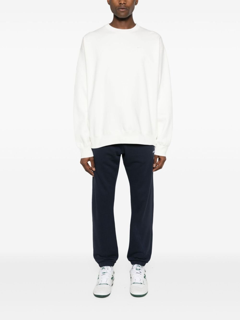tapered cotton track pants - 2