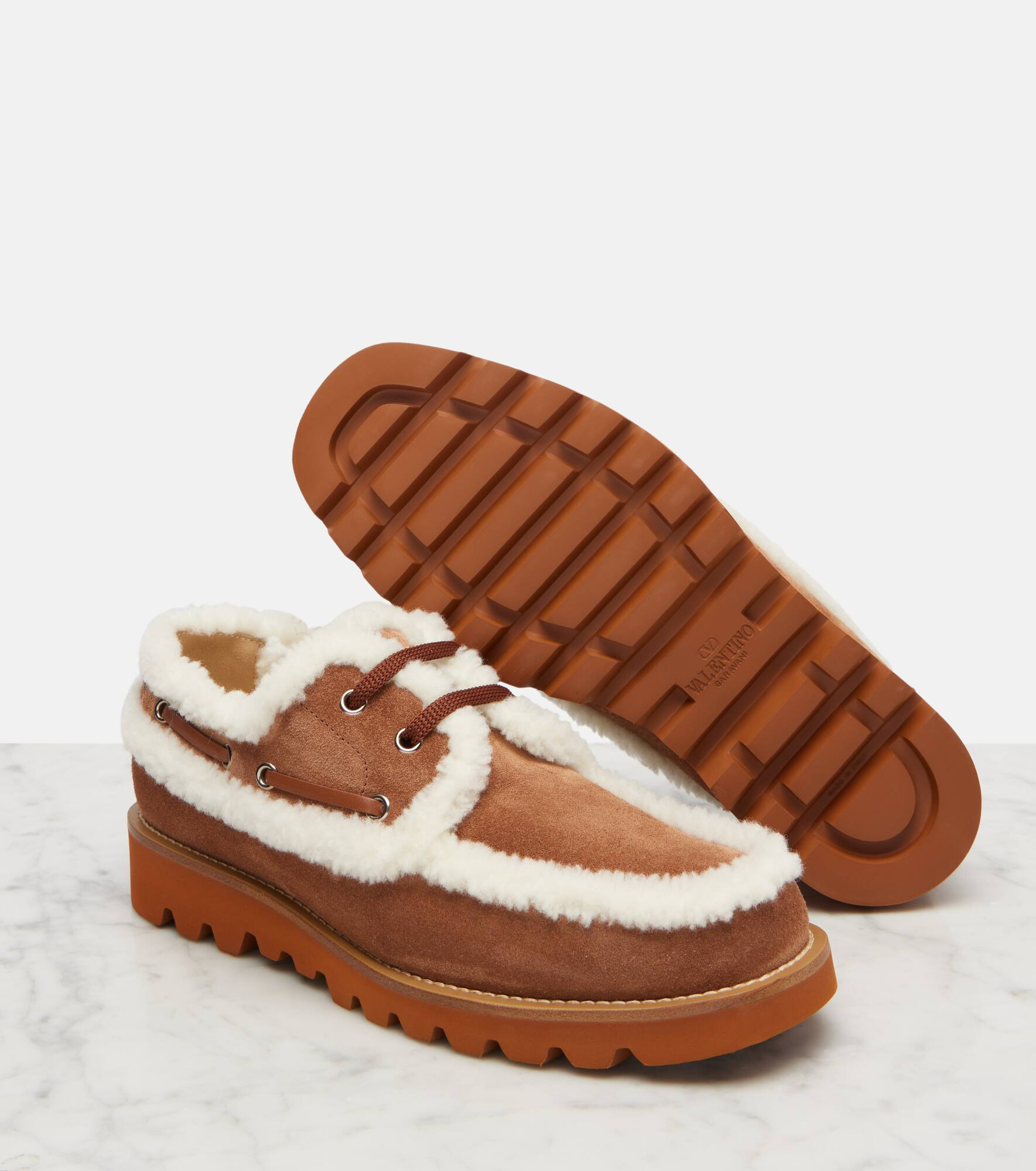Palm Avenue suede boat shoes - 5