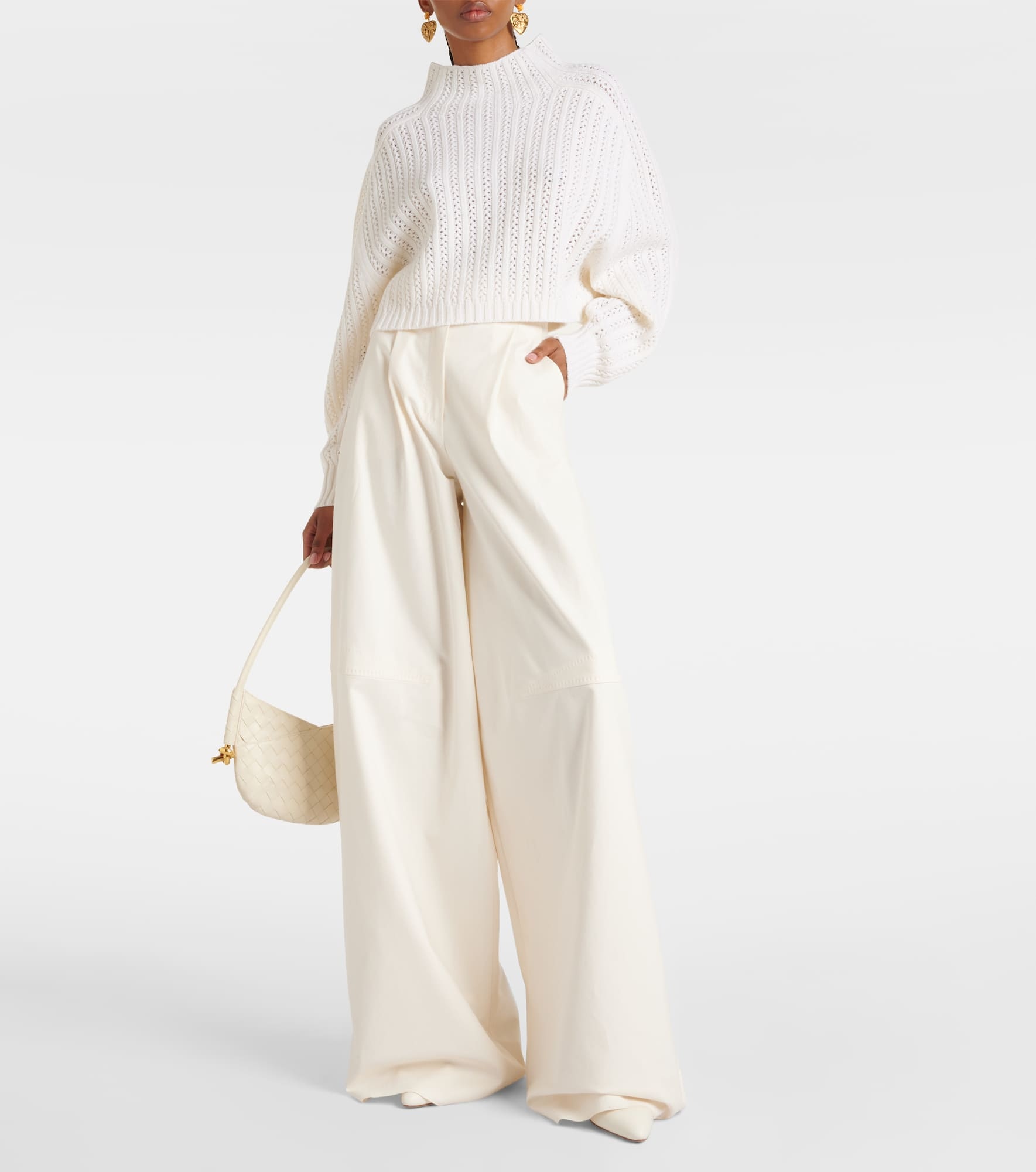 Avoriaz cotton-blend wide-leg pants - 2