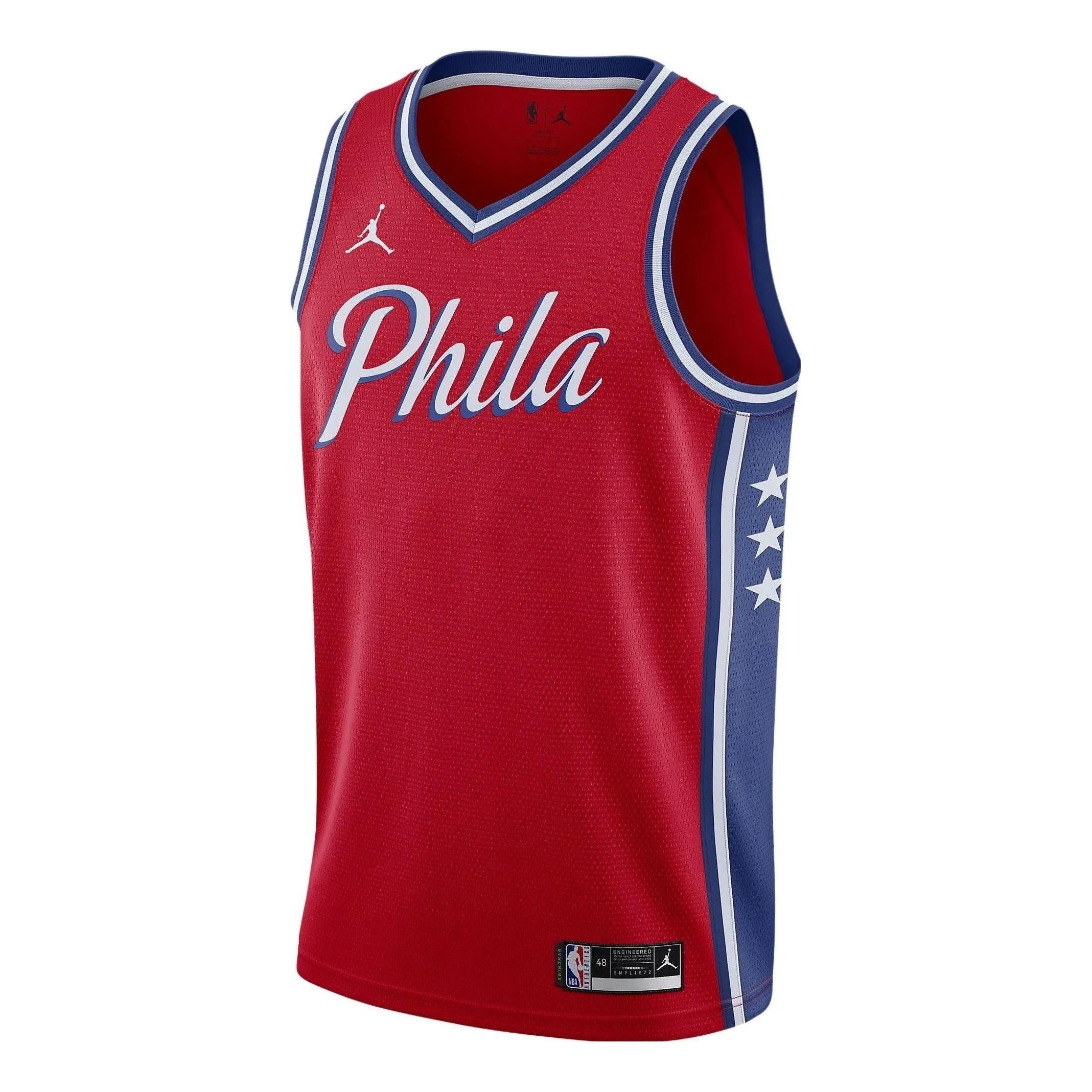 Air Jordan x Nba 76ers Statement Edition 2020 Swingman Jersey 'Red' CV9535-657 - 1