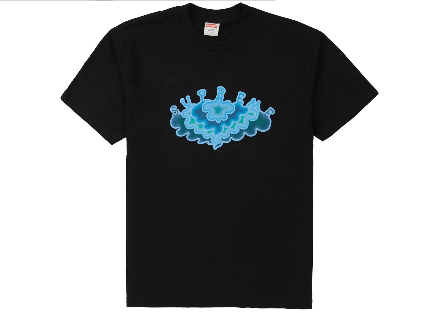 Supreme Cloud Tee Black - 1