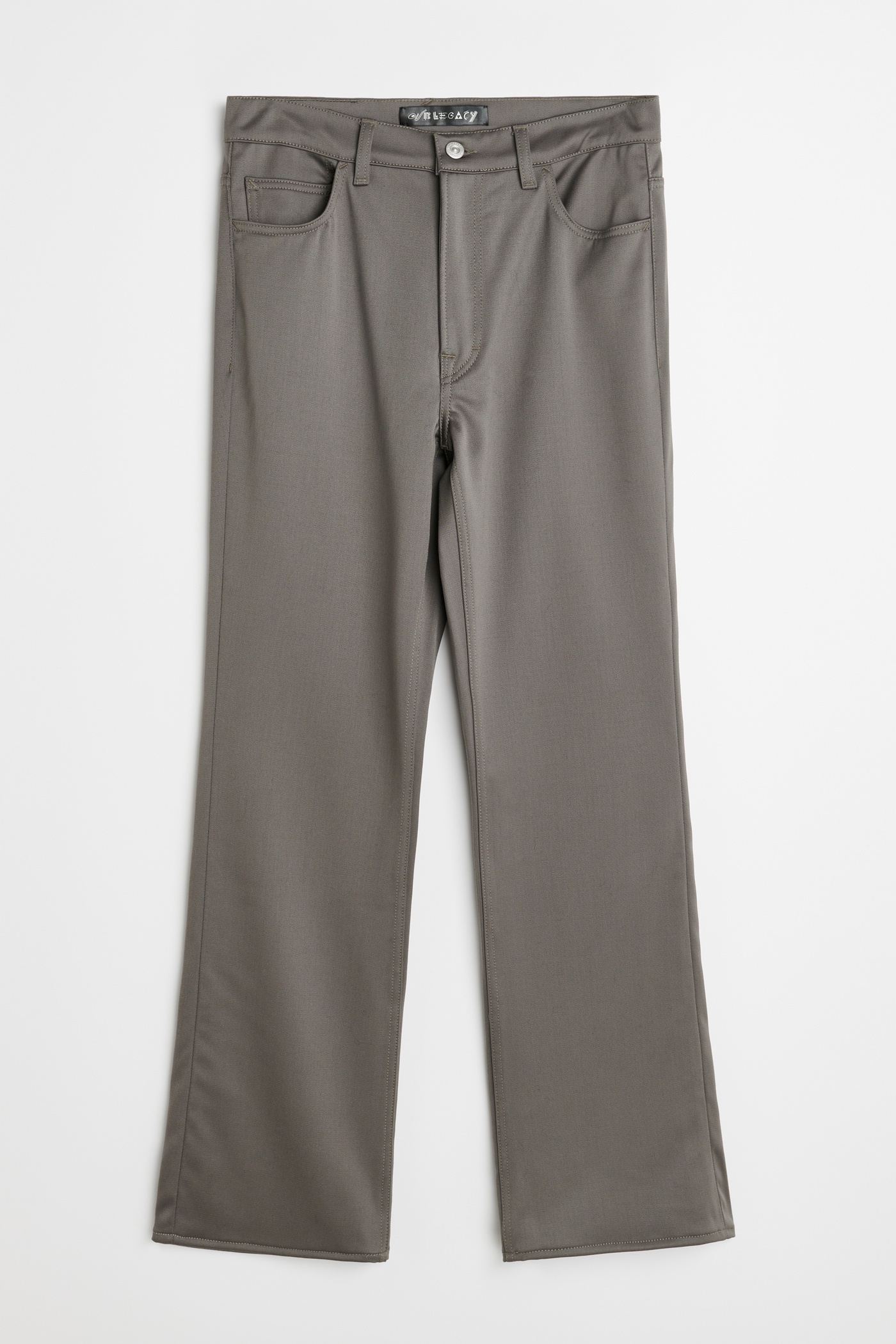 70s Cut Mole Grey Exquisite Wool - 9