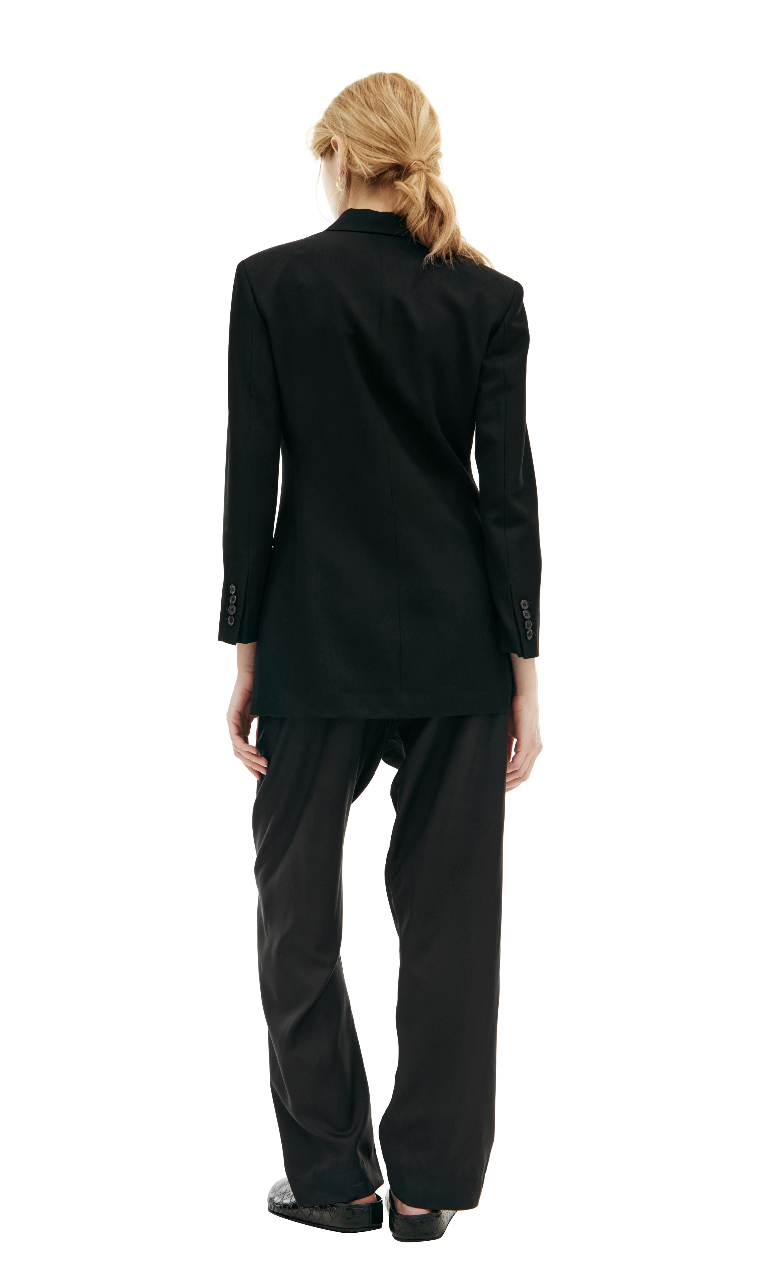 BASIC WOOL BLAZER - 3