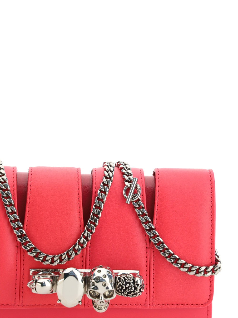 Alexander McQueen The Slash Clutch Bag w/ Chain Strap