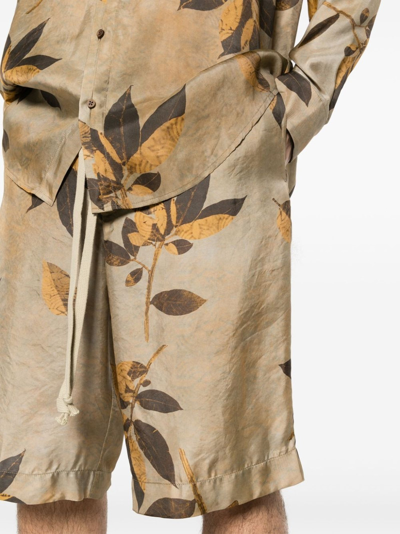 branches-print shorts 5