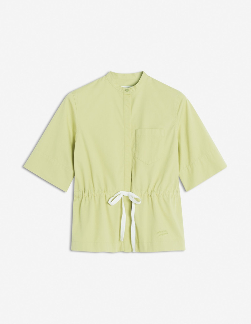 SHORT SLEEVE TIED SHIRT - 1