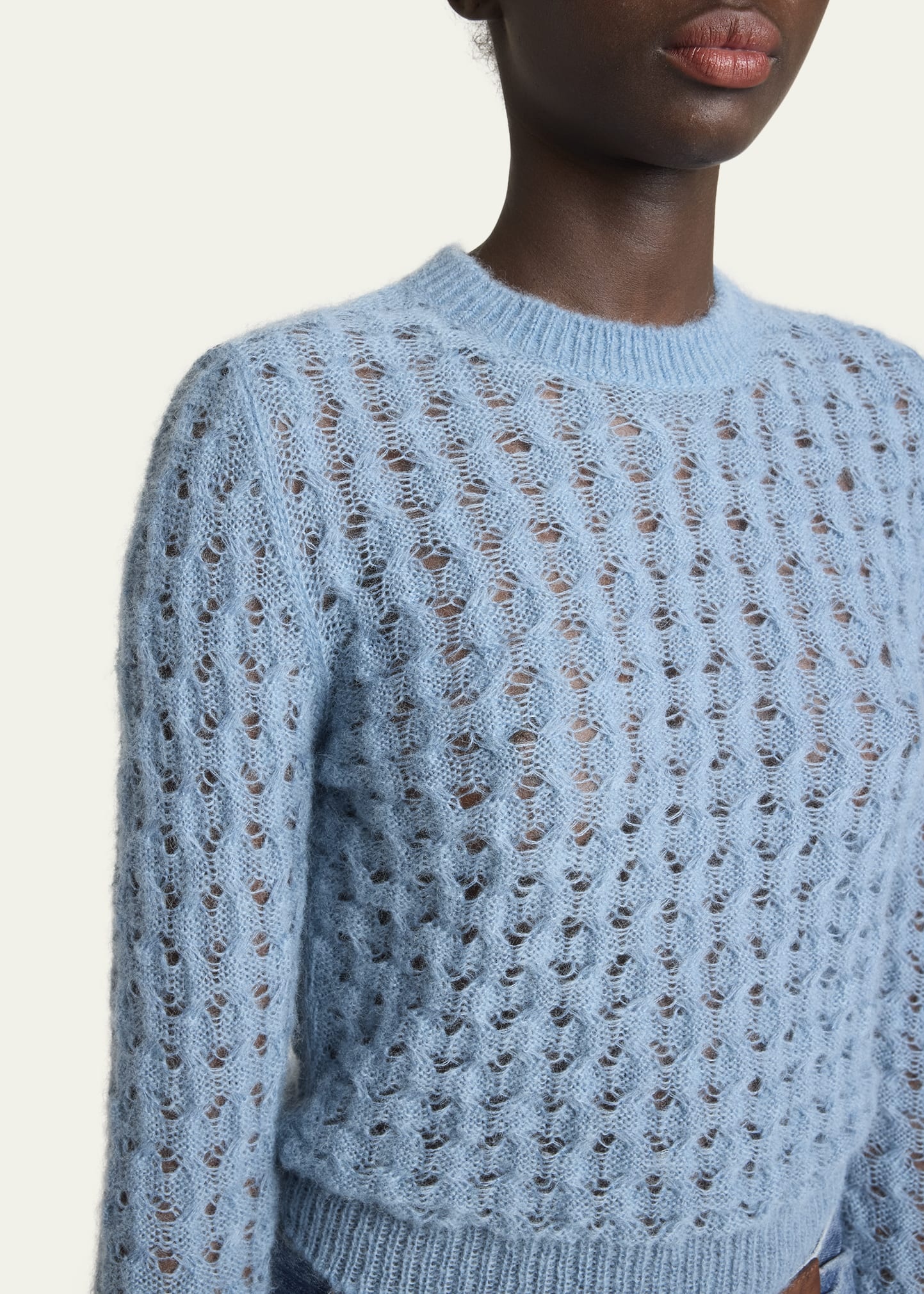 Cable Mohair Sweater - 5