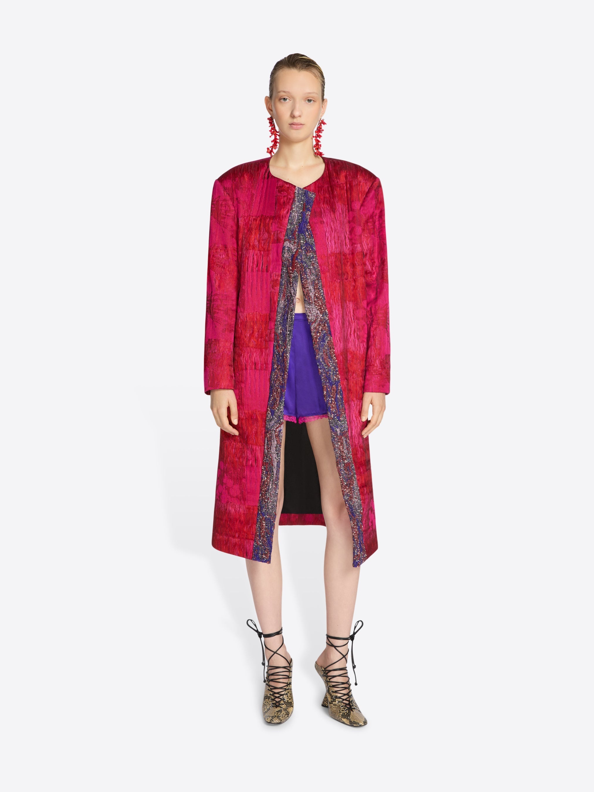 JACQUARD COAT - 2