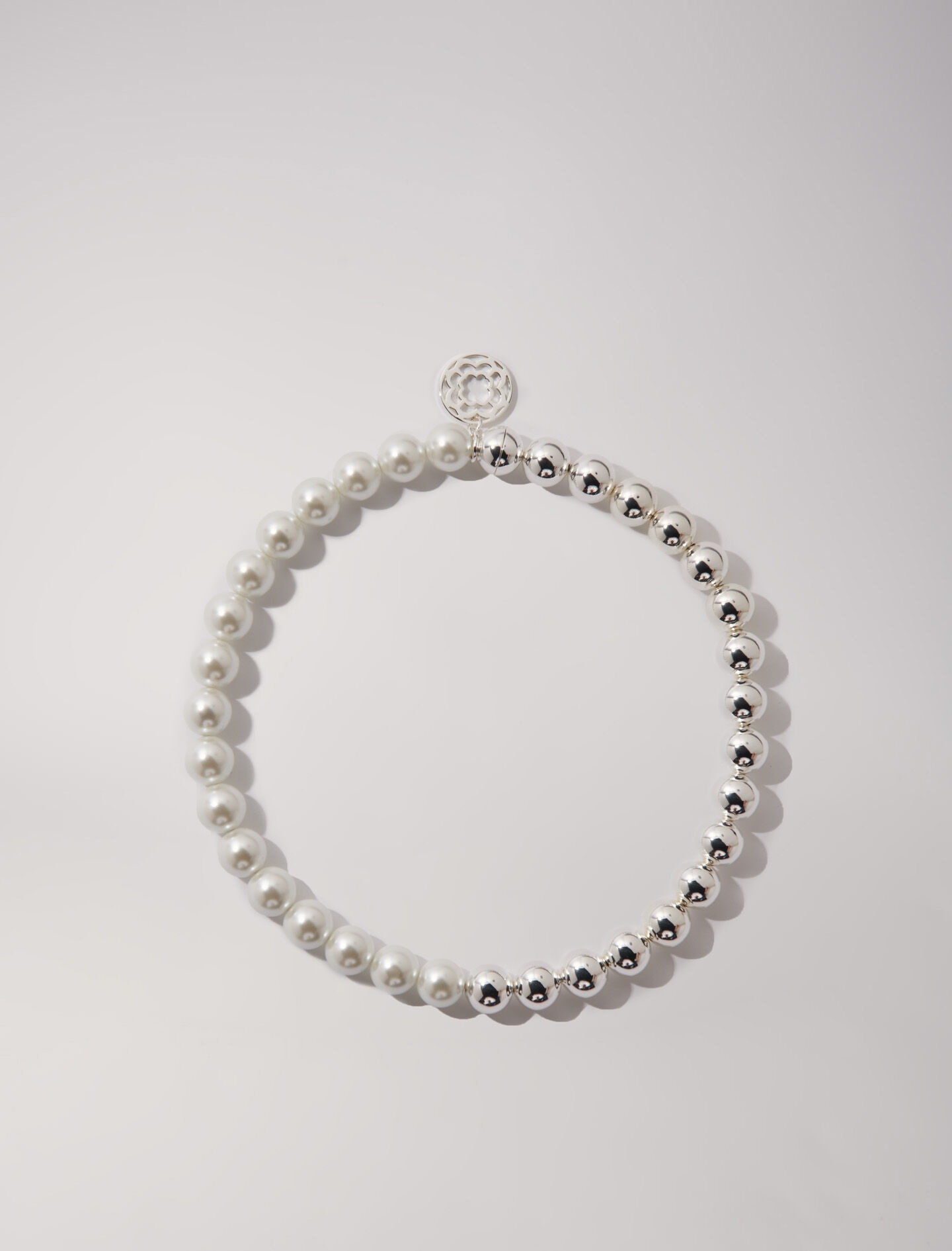 Mixed pearl choker necklace - 7