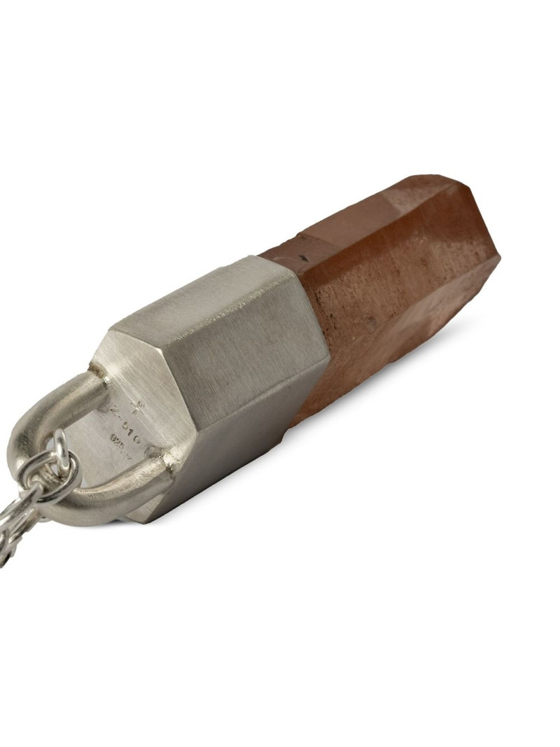 Parts of Four sterling silver Talisman quartz necklace outlook