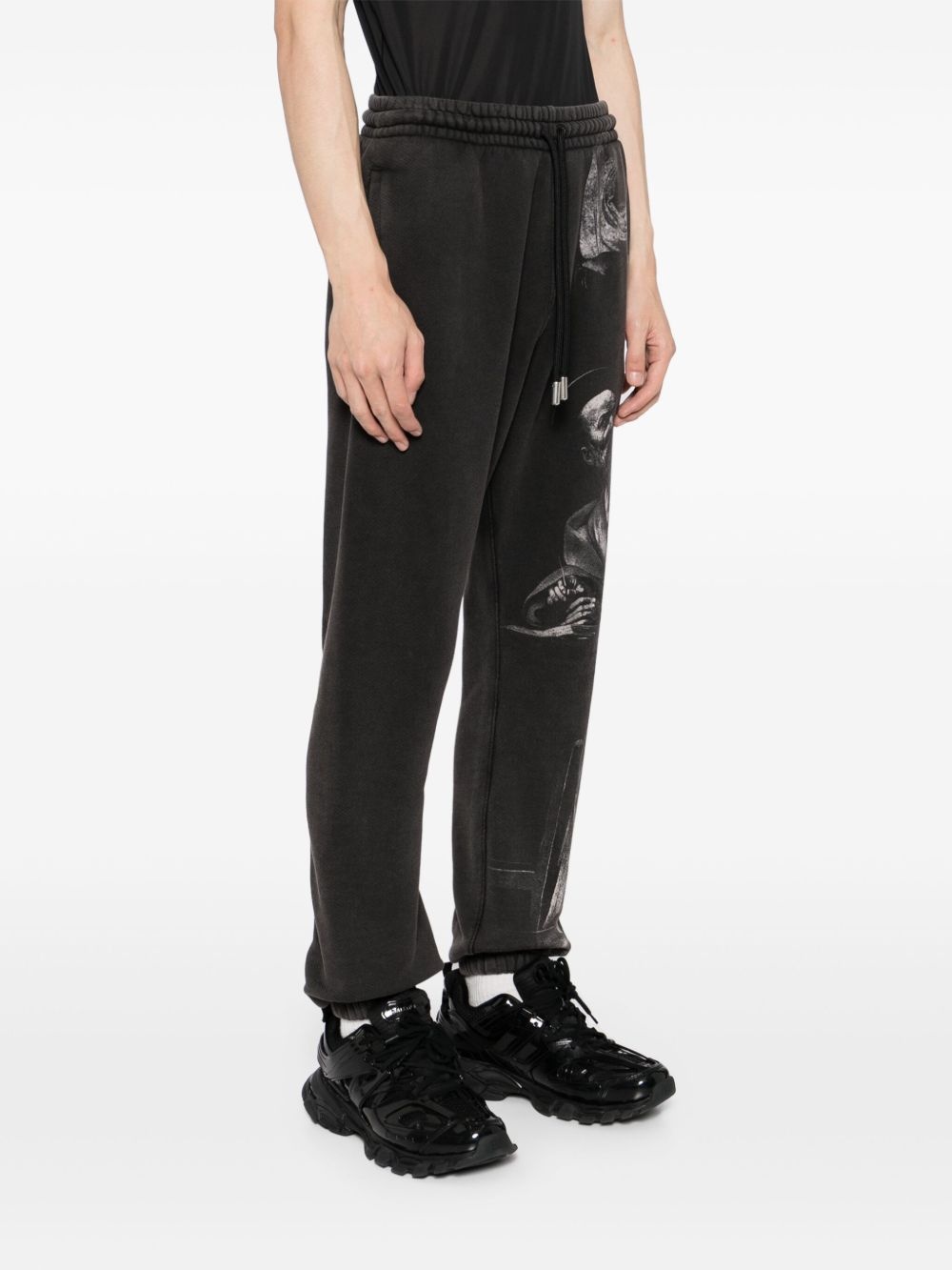 graphic-print pants - 3