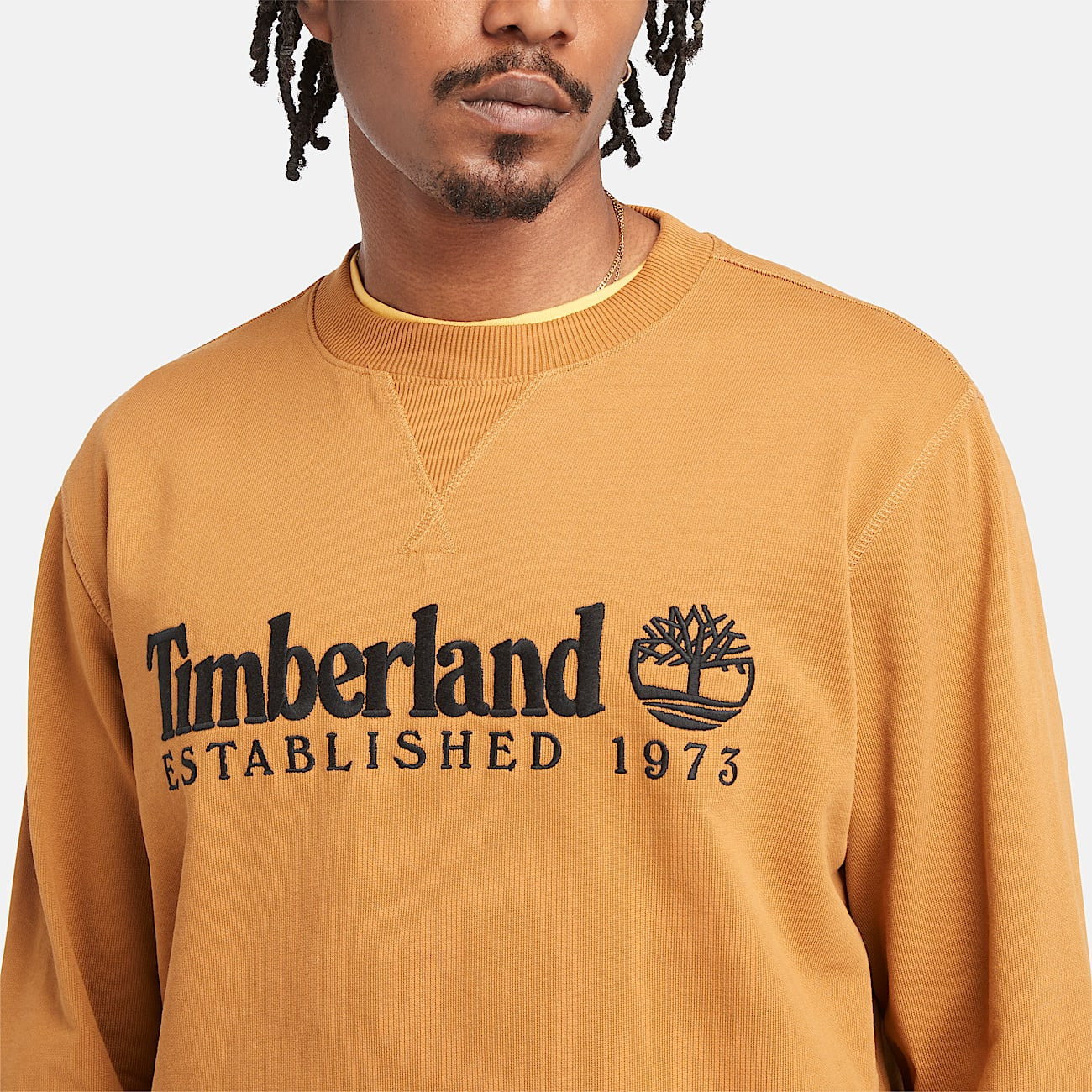 Men's Established 1973 Embroidered Logo Crew Neck Sweatshirt - 4