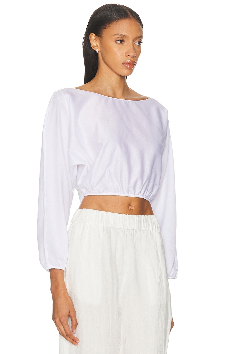 Yoko Long Sleeve Blouson Top - 2