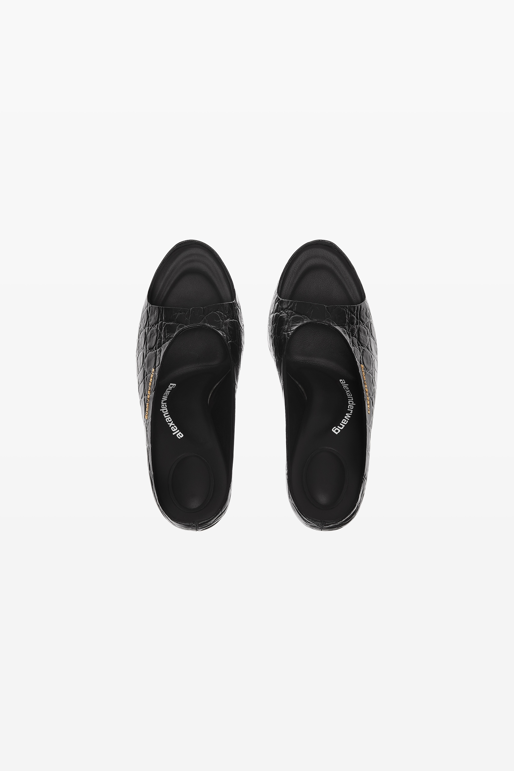 DESTINY 150 SANDAL IN CROC EMBOSSED COW LEATHER - 5