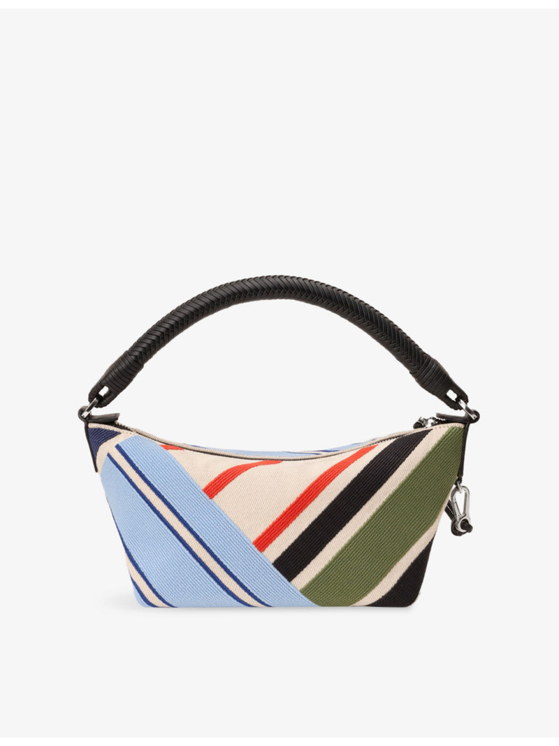 Cala Bayadere Embroidered Canvas Shoulder Bag 3
