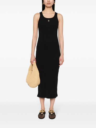 Brunello Cucinelli Solomeo-motif ribbed maxi dress outlook