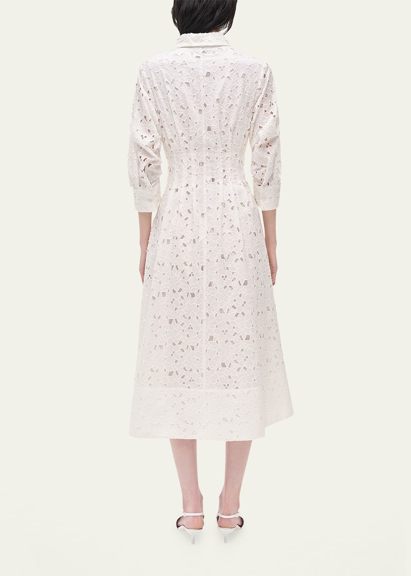 Jazz Embroidered Midi Shirtdress - 3