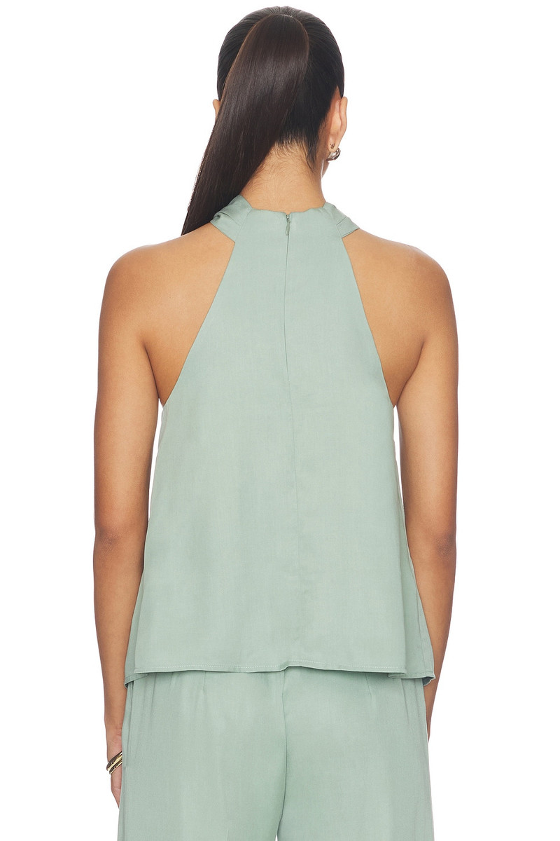 MATTHEW BRUCH Twist Halter Top outlook