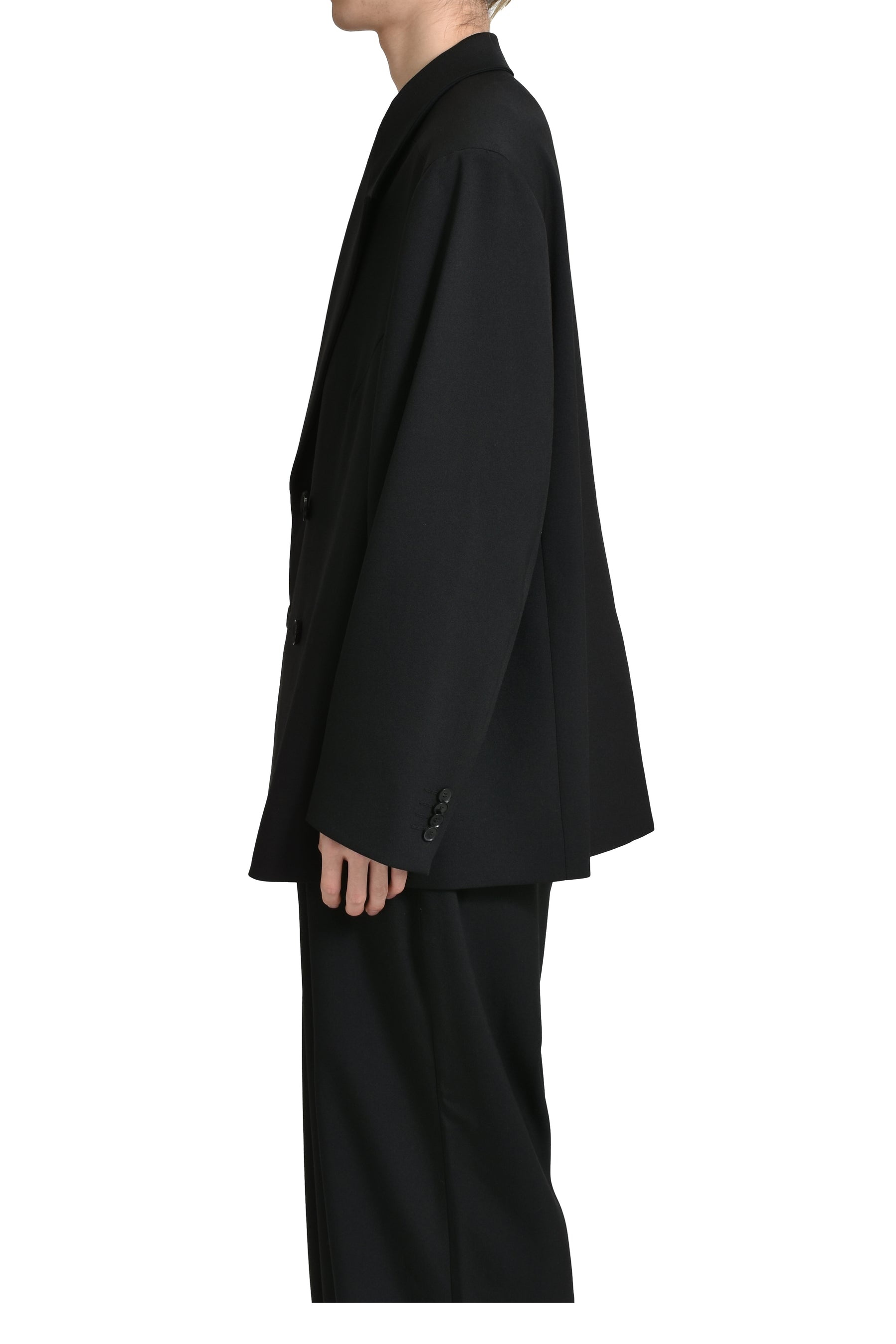 DOUBLE BREASTED BLAZER BLACK / BLK - 3