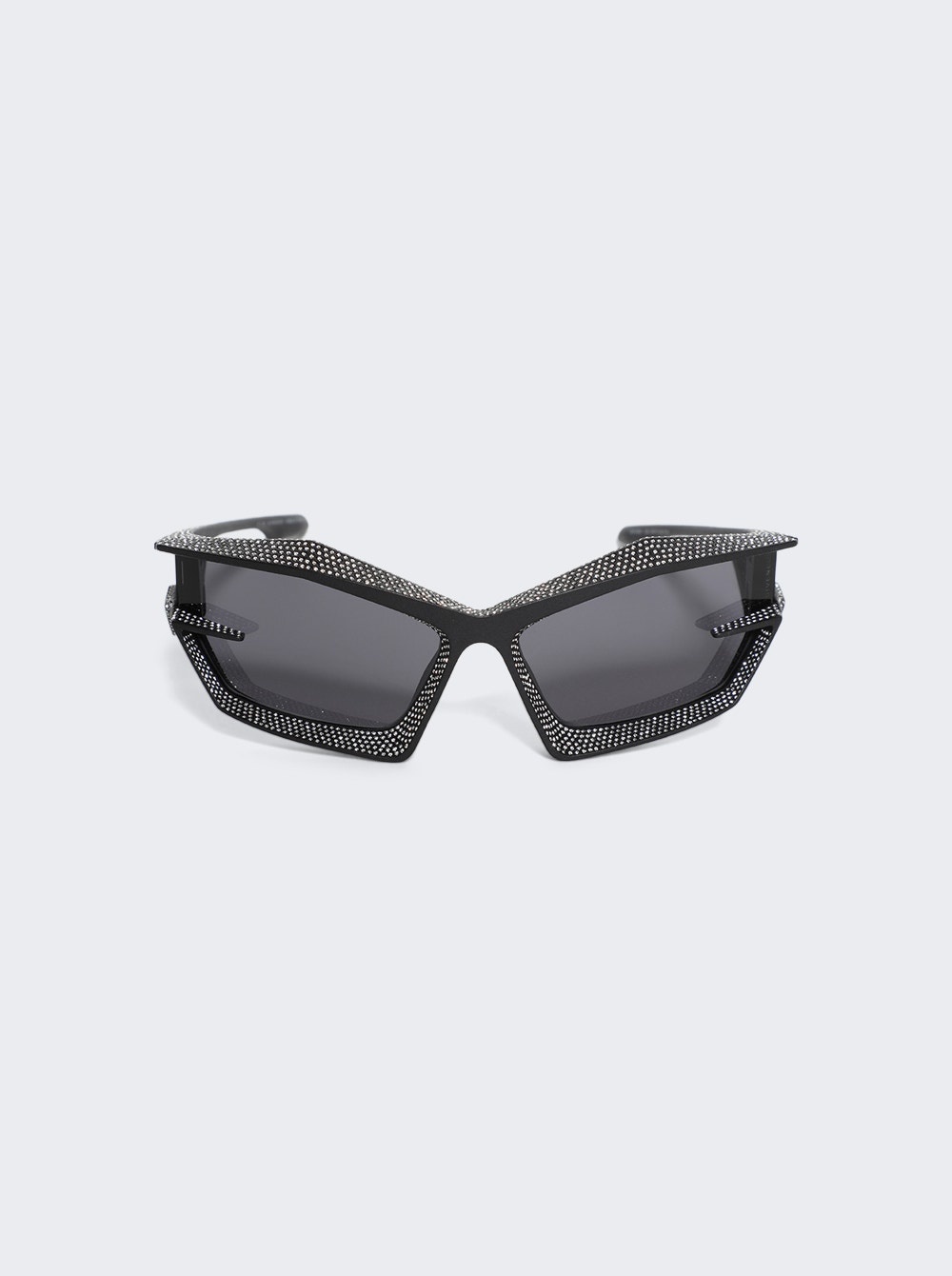 Giv Cut Sunglasses In Crystals Matte Black Smoke - 1