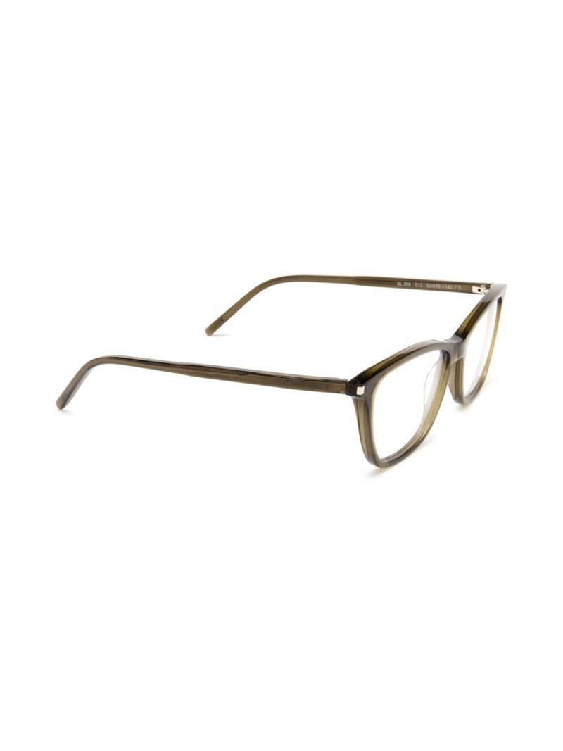 SAINT LAURENT transparent square glasses outlook
