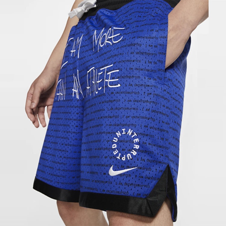 Nike x UN MTAA Hoodie lebron Crossover Series Sports Basketball Shorts Blue CT6125-433 - 5