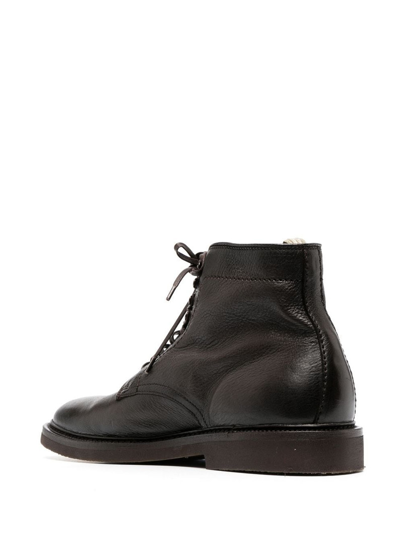 lace-up leather ankle boots 3