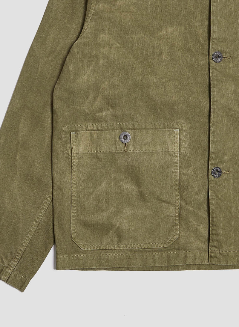 Railroad Jacket Cotton Twill in British Tan 3