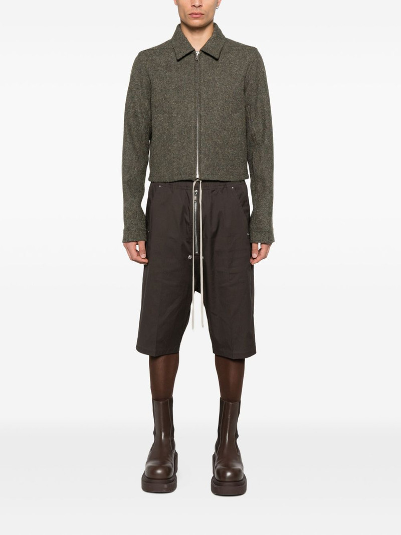 Rick Owens drawstring zip-fly shorts outlook