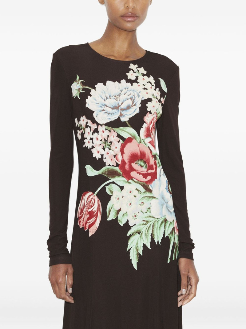 printed jersey midi dress 4