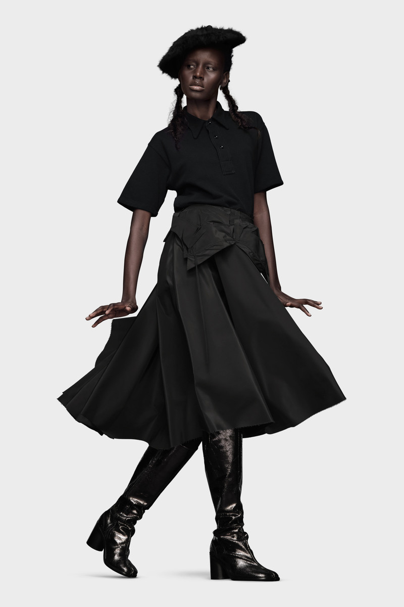 Taffeta Midi Skirt 3