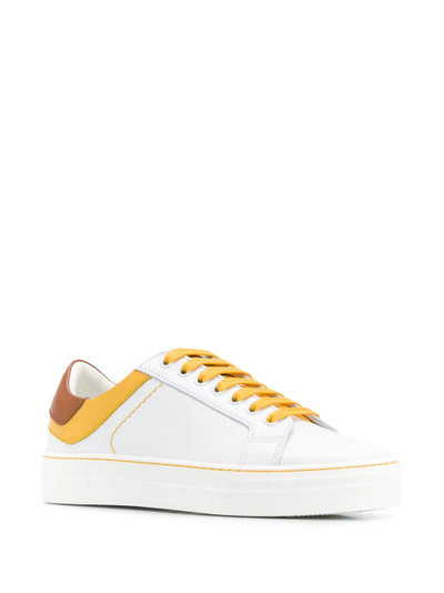 Etro contrast lace low-top sneakers outlook