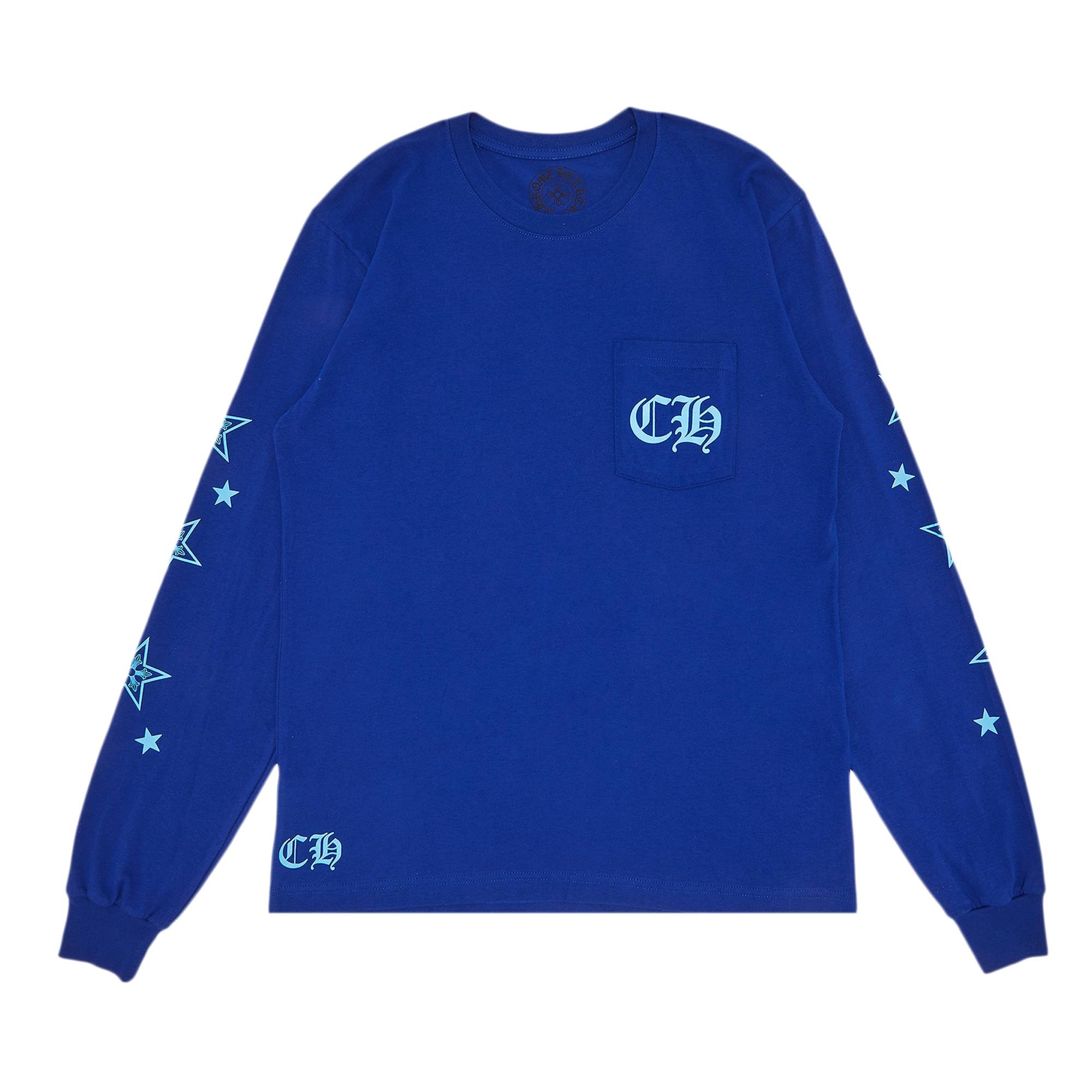 Chrome Hearts Star Long-Sleeve Shirt 'Blue' - 1