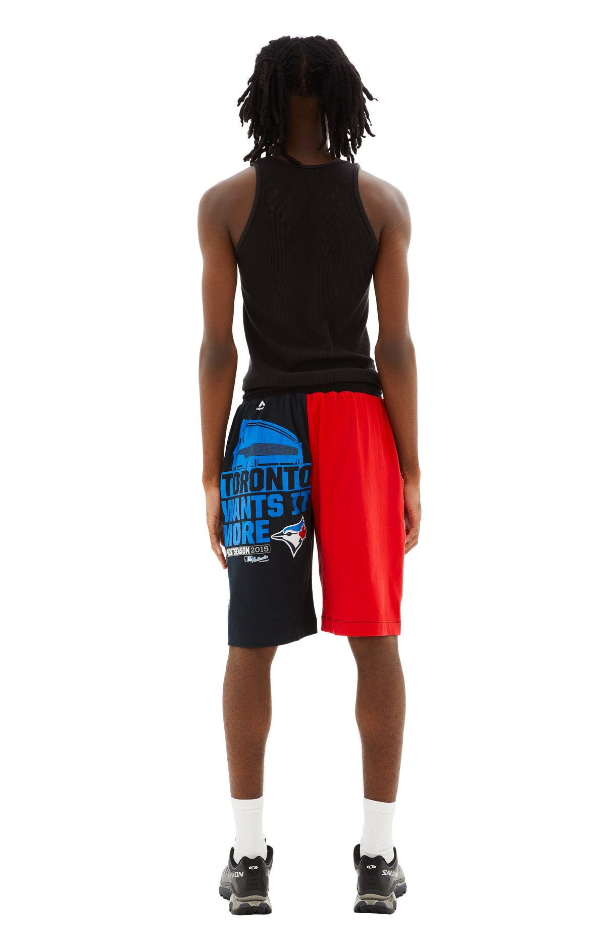 REGENERATED GRAPHIC T-SHIRT BERMUDAS (RED/BLACK) - 3