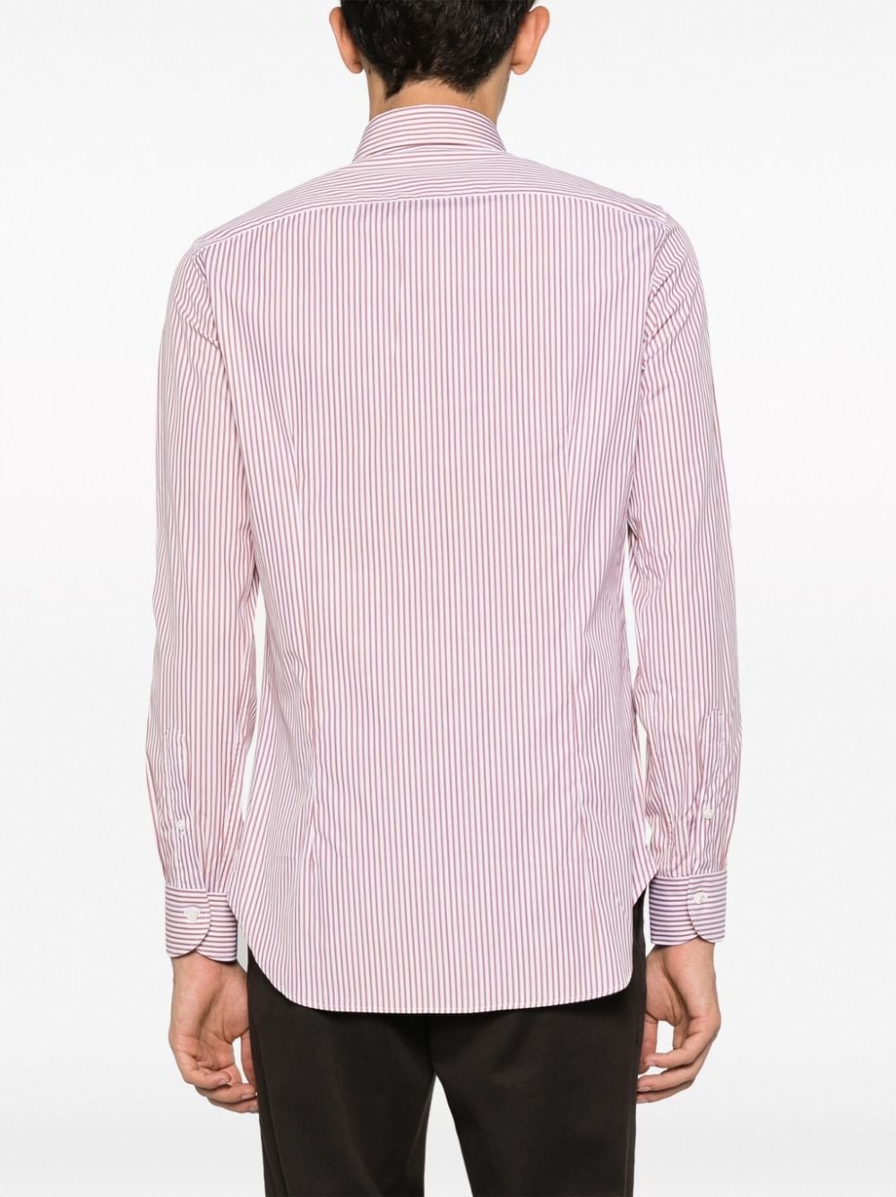 striped cotton shirt - 4