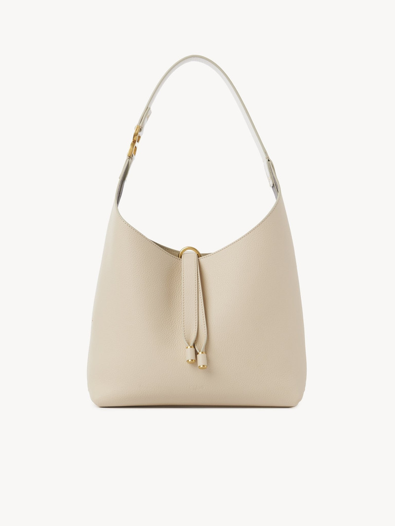 SMALL MARCIE HOBO BAG IN GRAINED LEATHER 1