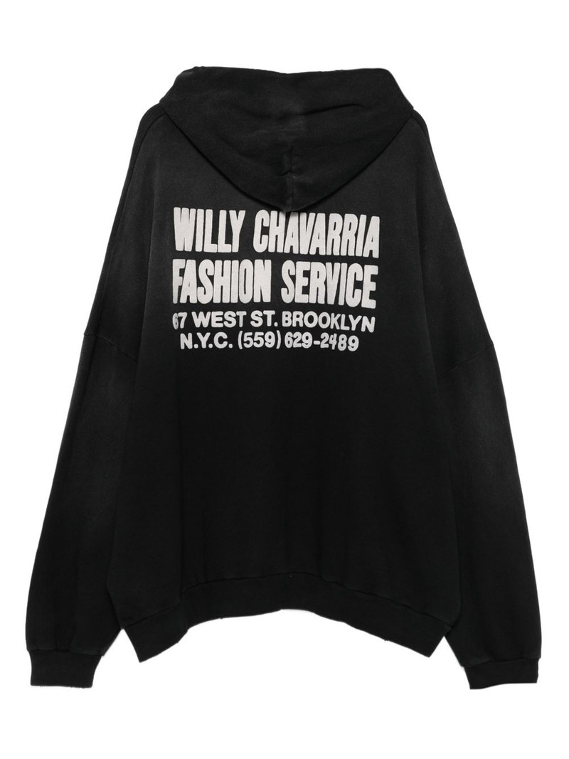 WILLY CHAVARRIA graphic-print hoodie outlook