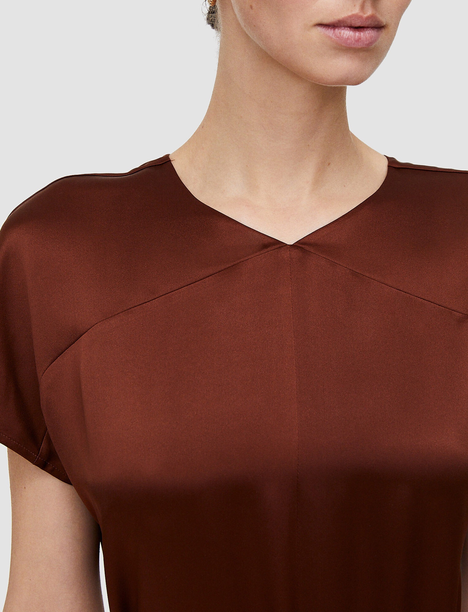 Silk Satin Dauphine Dress - 6